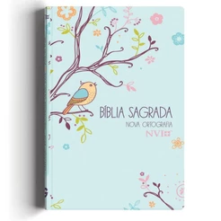 Bíblia Um Tempo Especial com Deus | NVI | Letra Gigante | Capa Passáros Com Relevo