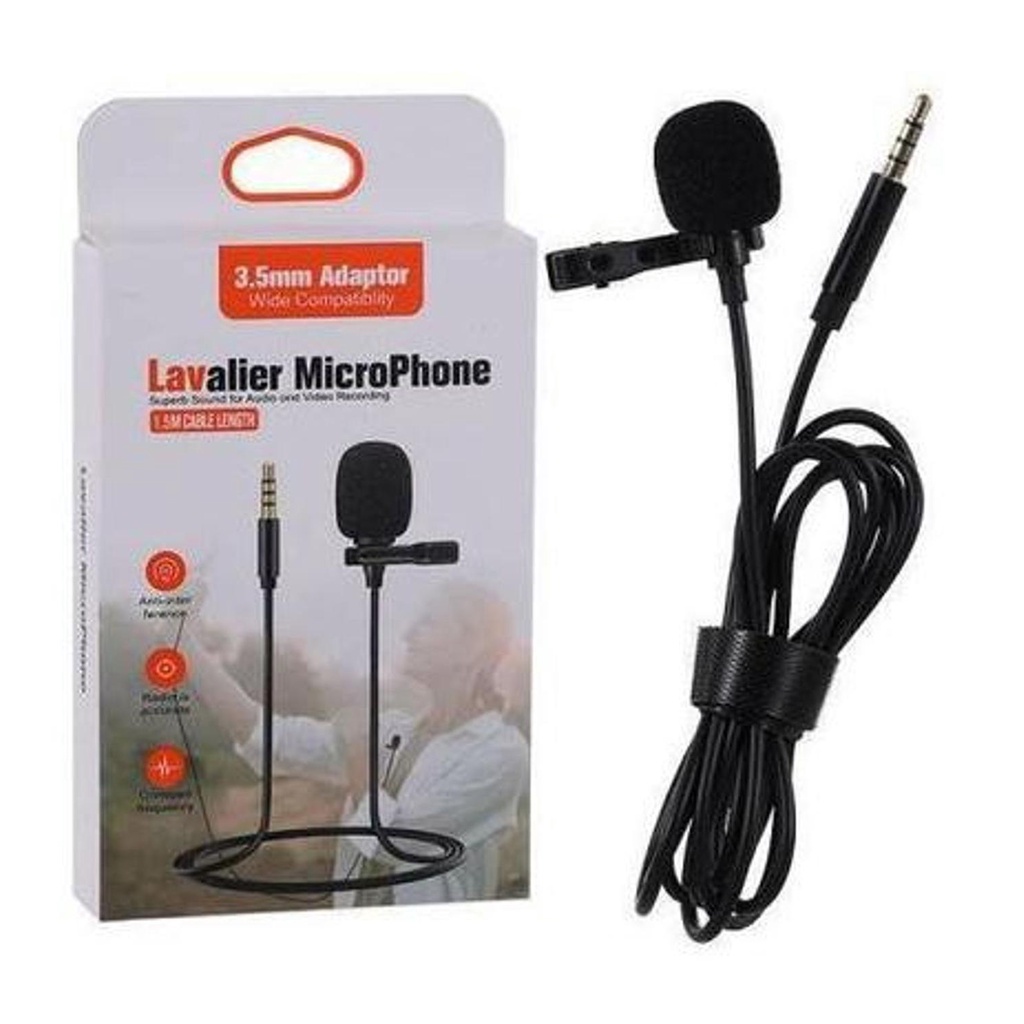 Microfone De Lapela Para Celular smartphone Profissional Lavalier P2 (entrada p3)