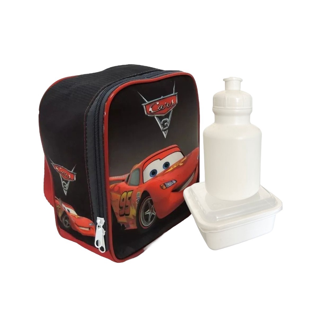 Lancheira Térmica Infantil Carros Relampago Mcqueen F5