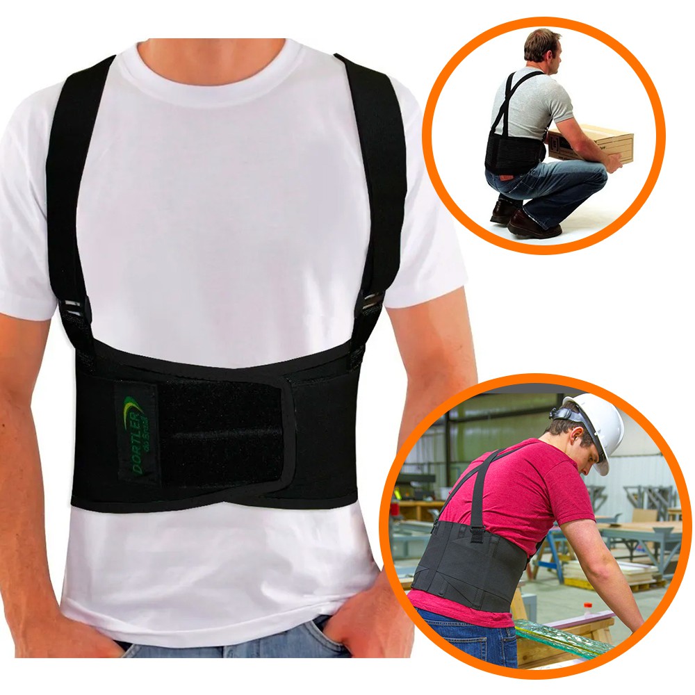 Cinta Lombar Ergonômica Para Corrigir Postura da Coluna e Protetor Lombar