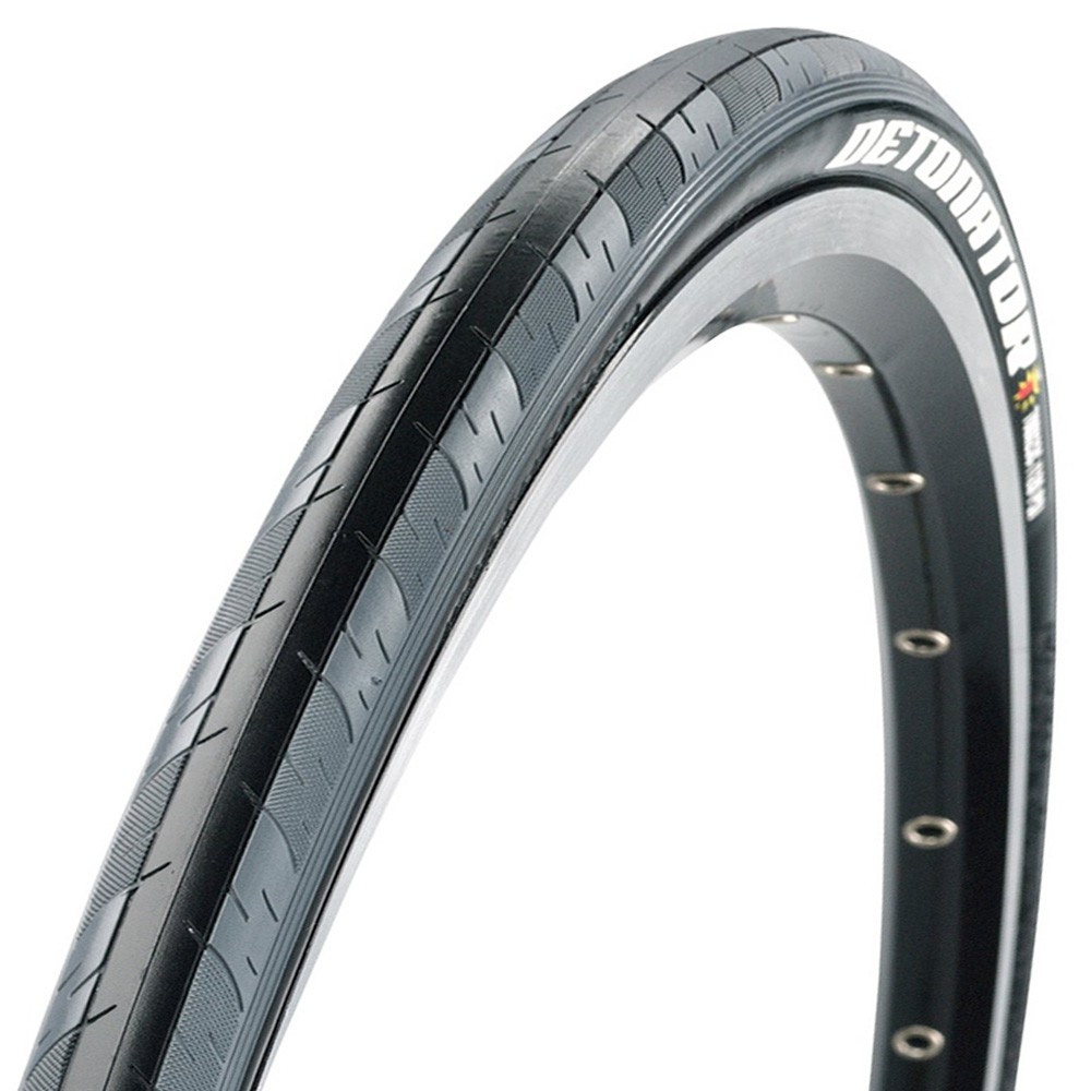 Pneu Maxxis Detonator 700x23C Arame Fx Cinza