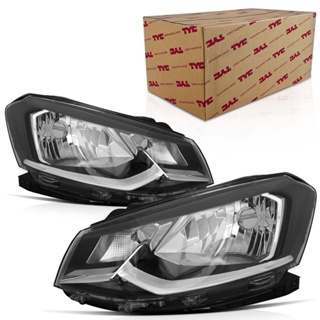 Par Farol Gol 2017 2018 2019 Friso Cromado Foco Simples em Oferta na Shopee