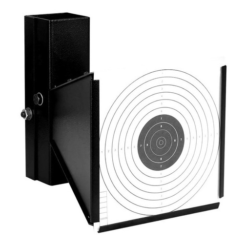 Porta Alvo Metal Com Coletor 14x14cm + Brinde
