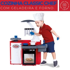 Mini Cozinha Infantil Armario Pia Fogao Geladeira Completa
