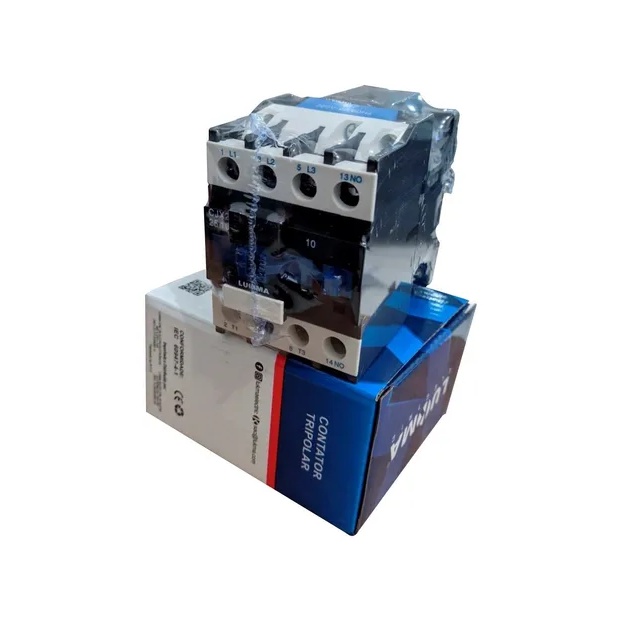 Contator Tripolar Lukma 9a 3p 1na Bobina 24v / 127v / 220v / 380v - Cjx2 - 0910 / 01046 em Oferta na Shopee