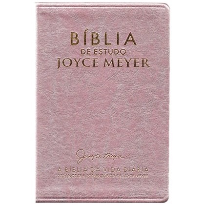 Bíblia de Estudo | Joyce Meyer | NVI | Letra Média | Rosa - Books & Magazines