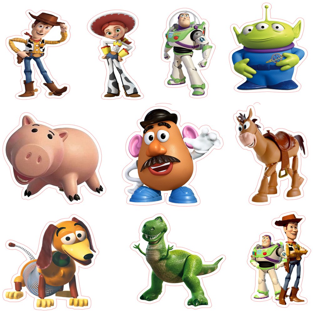 50 Apliques Toy Story M3 Toppers Recortes Tubete Enfeites Tags