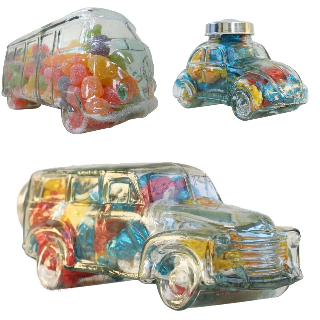 Kit Três Baleiro Fusca Kombi Chevrolet Pote Vidro