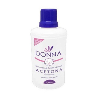 Removedor De Esmalte Acetona 100ML - Donna em Oferta na Shopee