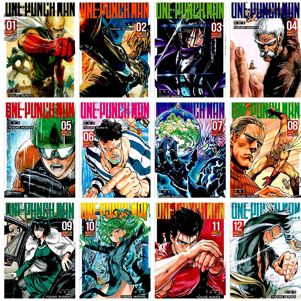 Mangá One Punch Man - Jump Comics Volumes 01 à 05 (em Japonês)