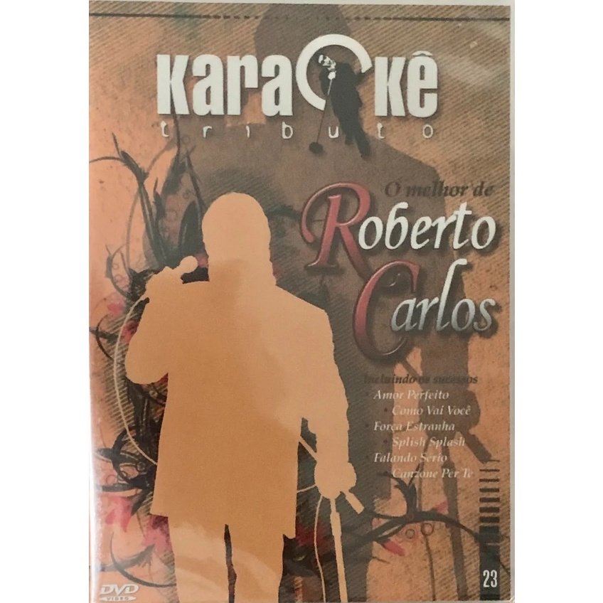 DVD Roberto Carlos - Karaokê Tributo (Original e Lacrado)