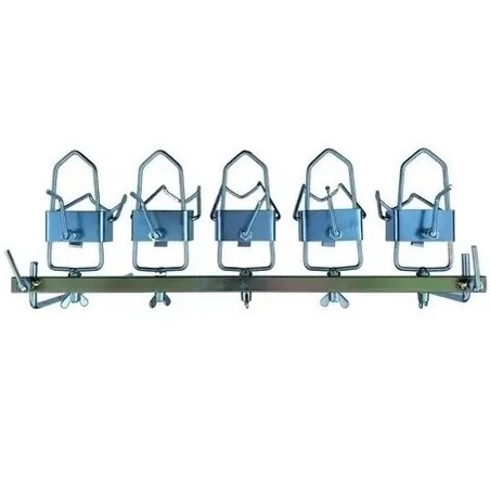 Suporte para 5 varas de pescar reguláveis para Tilapia