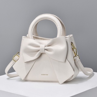 Bolsa Feminina Cor Sólida Arco Moda Para O Ombro Mensageiro Trendy