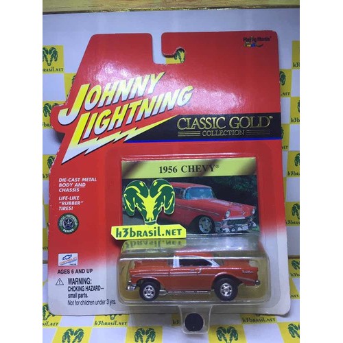 Bx08 Johnny Lightning Classic Gold 1956 Chevy H3br