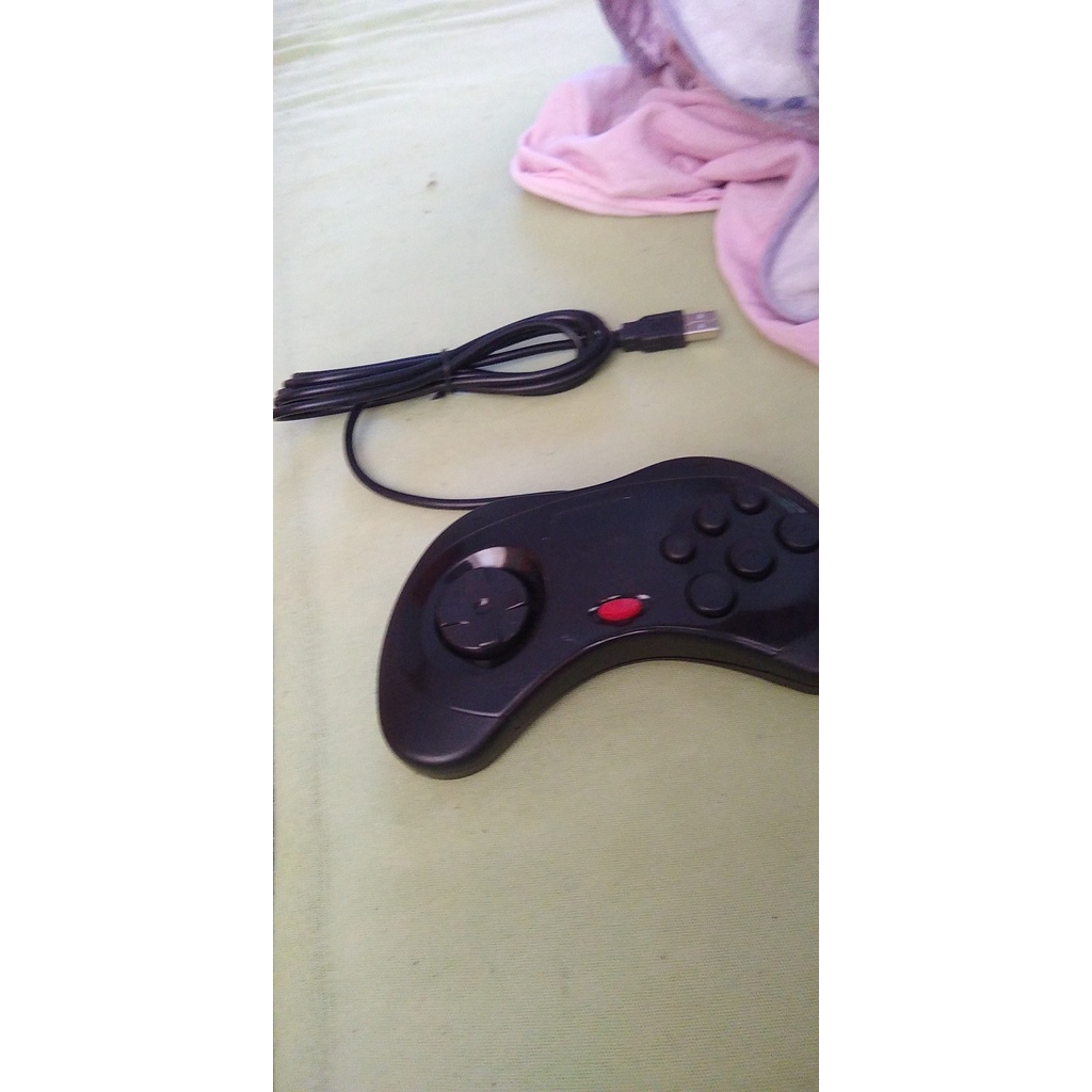 Controle Usb Formato Sega Saturn Funcionando Novo Shopee Brasil