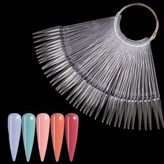Leque Para Demostracao De Esmalte 50 Cores Mostruario Formado Stiledo Com Argola Para Pendurar