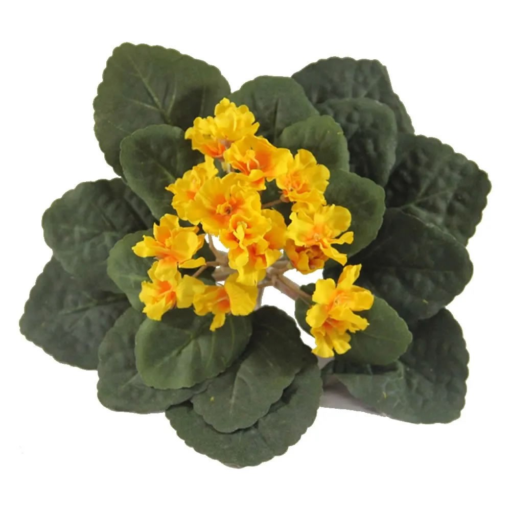 Violeta Amarela Flor Artificial Parece Planta Natural 14cm (Produto de  Mostruário) | Shopee Brasil