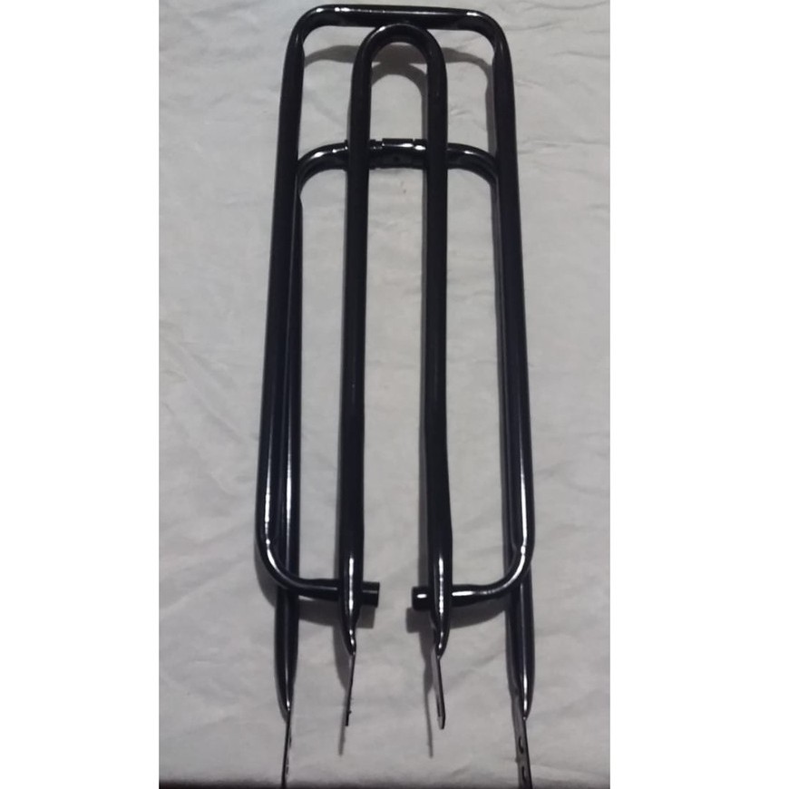 Bagageiro Tubular Traseiro Preto De Bike Aro 26 Aro 26 24 20