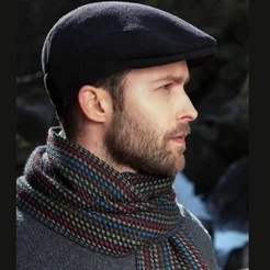 Boina Masculina Italiana Chapéu Estilo Artista lançamento