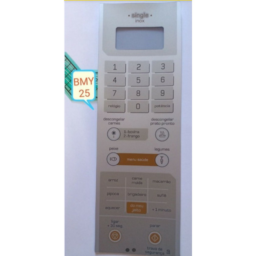 Membrana Para Microondas Bmy 25 Single Inox - Brastemp