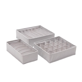 Kit 3 Organizadores Calcinhas Meia Sutiã Gaveta Divisória em Oferta na Shopee