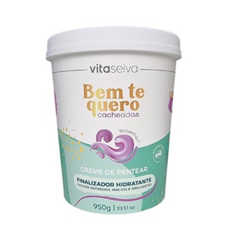 Creme de Pentear Bem te Quero Cacheadas 950g Vita Seiva - Finalizador Hidratante Cachos Definidos Macios Brilhantes em Oferta na Shopee