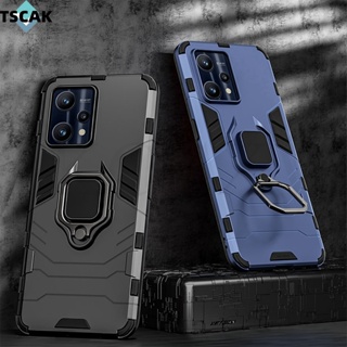 Para Realme 8i 9i GT2 Pro C21 C20 C20A C21Y C25Y C11 Q3s Q3t GT Neo 3T 2 2T Narzo 30 Case Armadura PC Tampa Do Anel De em Oferta na Shopee