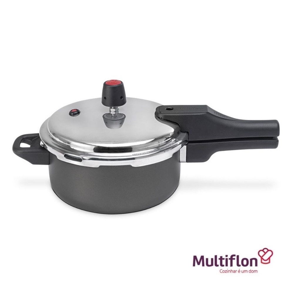 Panela De Pressao Preta Quartzo Antiaderente Resistente 3 Litros em Oferta na Shopee