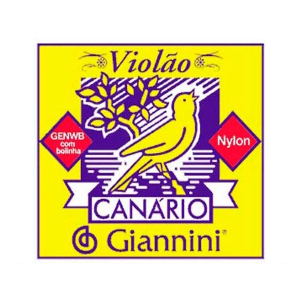 Encordoamento Giannini Canário para Violão Nylon com Bolinha GENWB