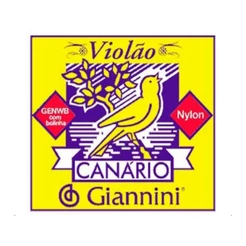 Encordoamento Giannini Canário para Violão Nylon com Bolinha GENWB