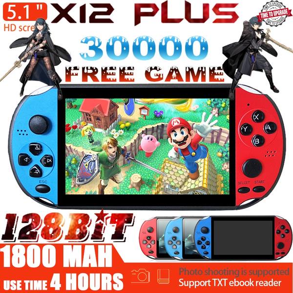 Vídeo Game Portátil AY-002 Retrô + 500 Jogos Mp5/fotos/MP3/ reproduz em tvs/pode ser acrescentado mais Rons