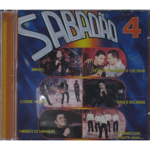 Sabadão 4 - Cd - Daniel - Cidade Negra - Paulo Ricardo...