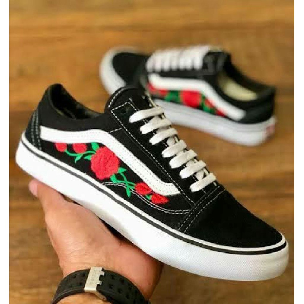 vans floral feminino