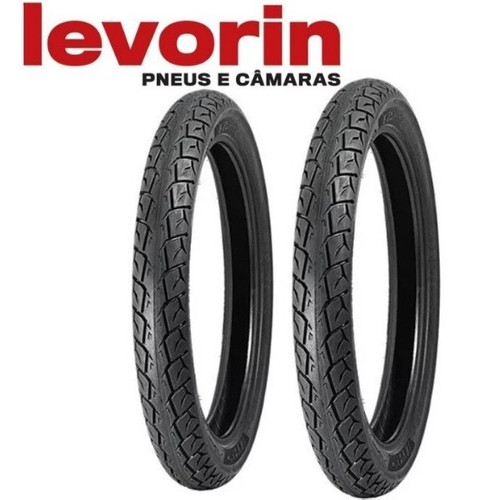 Par pneu Levorin matrix 80/100-18 e 90/90-18 titan factor yes 125 150 - Spare Parts and Accessories for Vehicles