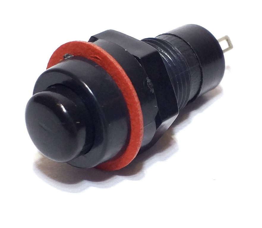Interruptor de Pulso Preto Chave Pulsador 12 volts 10 Botões Para Buzinas Ferramentas E Etc