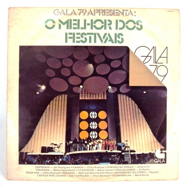 1284 Mvd- LP 1979- Gala 79 Apresenta- O Melhor Dos Festivais- MPB- Vários Interpretes- Música- Disco Vinil Original- Long Play