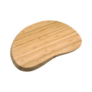 Tábua De Corte Irregular Arredondada De Bambu 36cm - Oikos