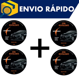 Cera Revitalizadora de Plástico New Power - Produto Oficial 4 Unidades