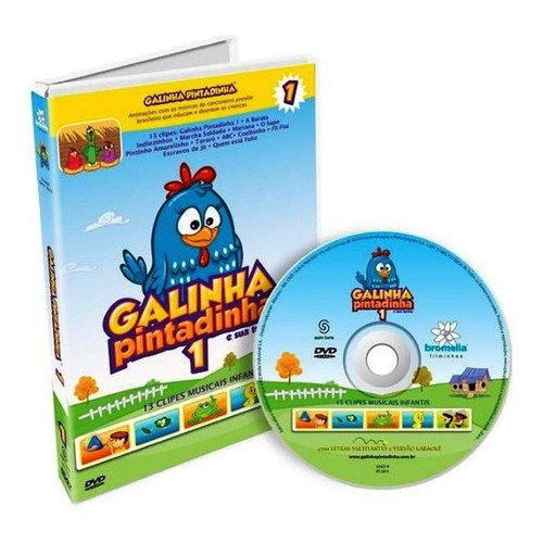 Box Musical Galinha Pintadinha 5 Dvds - Envio Já