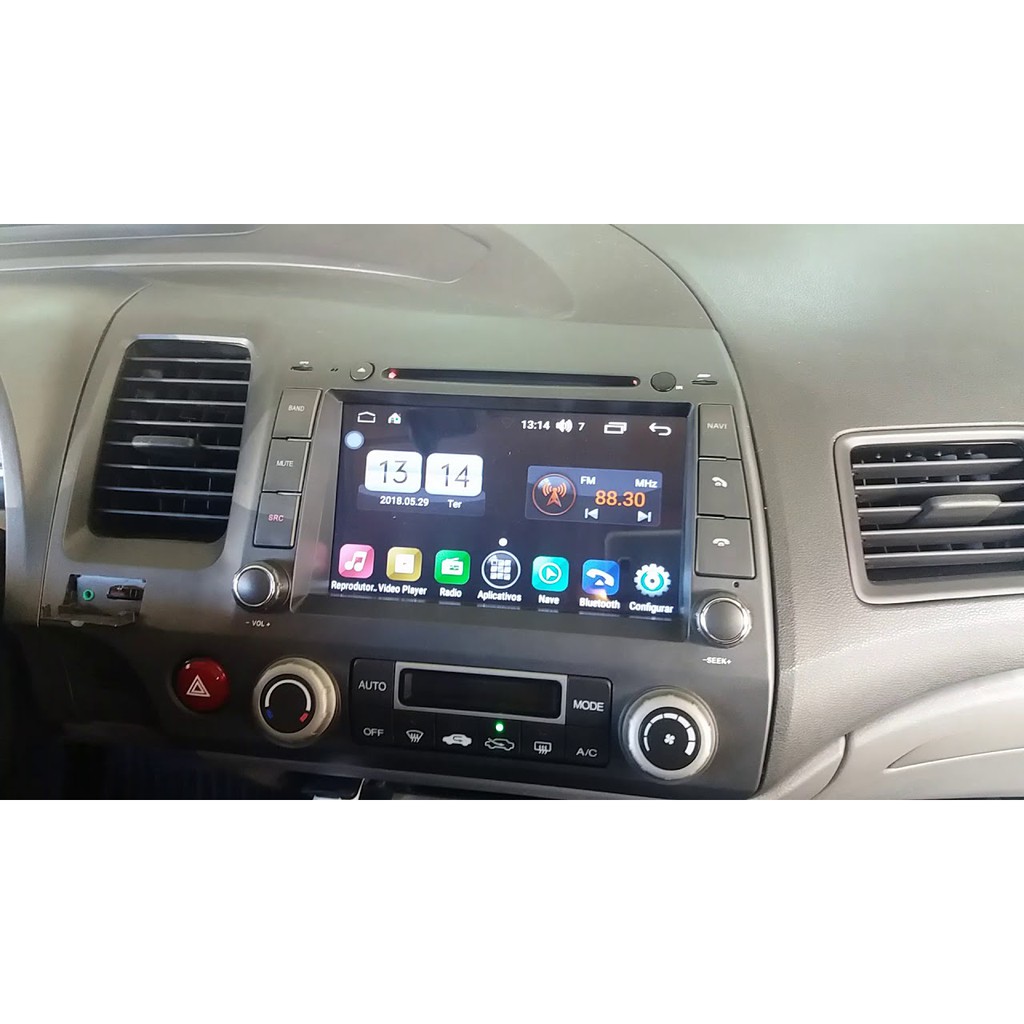 Central Multimidia New Civic 2006/2007/2008/2009/2010/2011 | Shopee Brasil