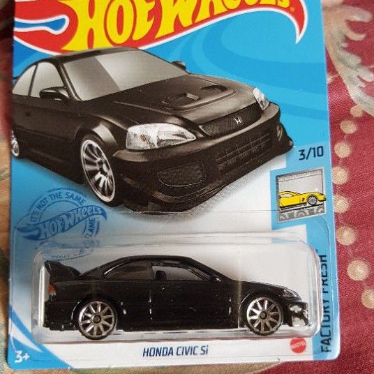 Hot Wheels Honda Civic SI Cor Preta Lote 2021 Shopee Brasil