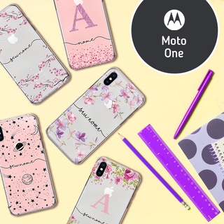 Capa Capinha - Motorola Moto One - Transparente Personalizada com Nome