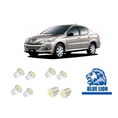 Kit Led Pingo E Peugeout 207 Passion Farolete Placa Teto Ré