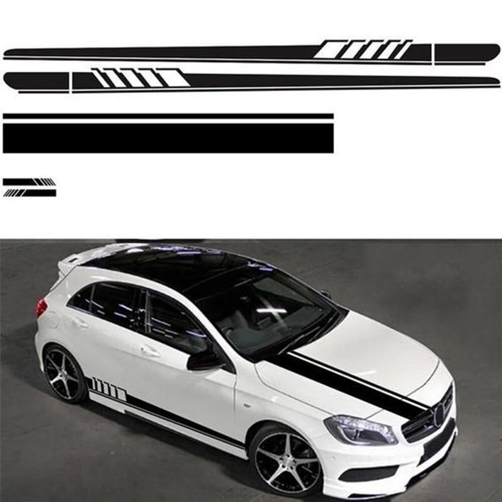 Moda WRC Listra Capas De Carro Vinil Corrida Esportes Decalque Auto DIY Decalques Corpo Automático Adesivos Para Decoraç