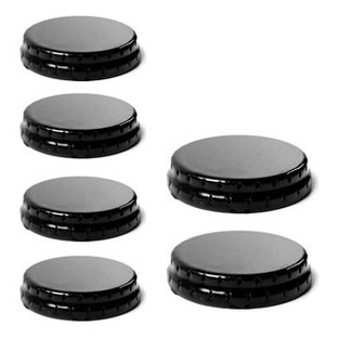 Kit Espalhador 6 Bocas Tampas Peças Fogão Esmaltec Veneza Caribe Munique