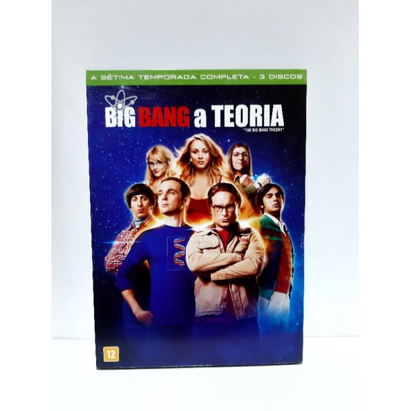 dvd original Big Bang a teoria sétima temporada completa (3 discos ...