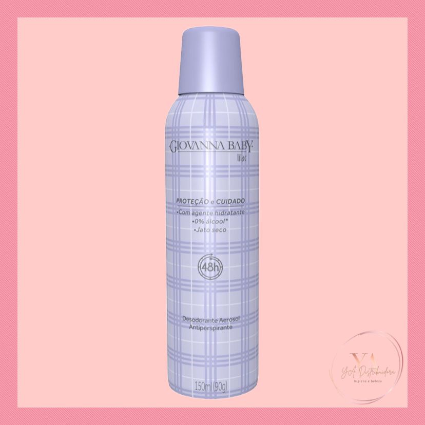 Desodorante Aerosol Giovanna Baby Lilac 150ml em Oferta na Shopee
