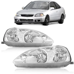 Farol Civic 99 2000 Cromado