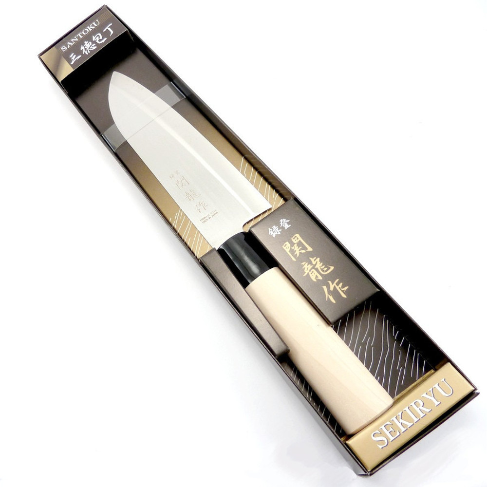 Faca Japonesa Santoku Multiuso Japonesa para Cortes em Geral - Sekiryu