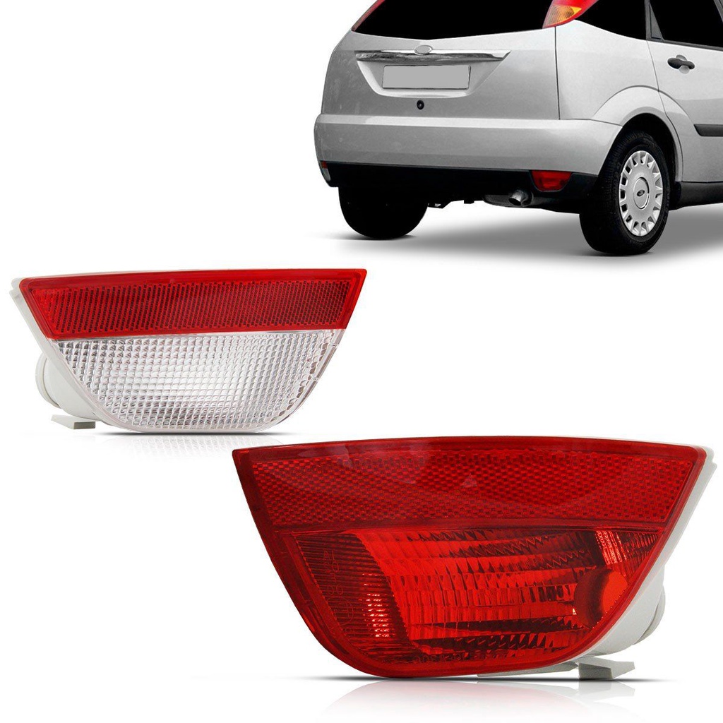 Shopee – Par Lanterna Refletor Parachoque Traseiro Focus 2000 2001 2002 2003 2004 2005 2006 2007 2008